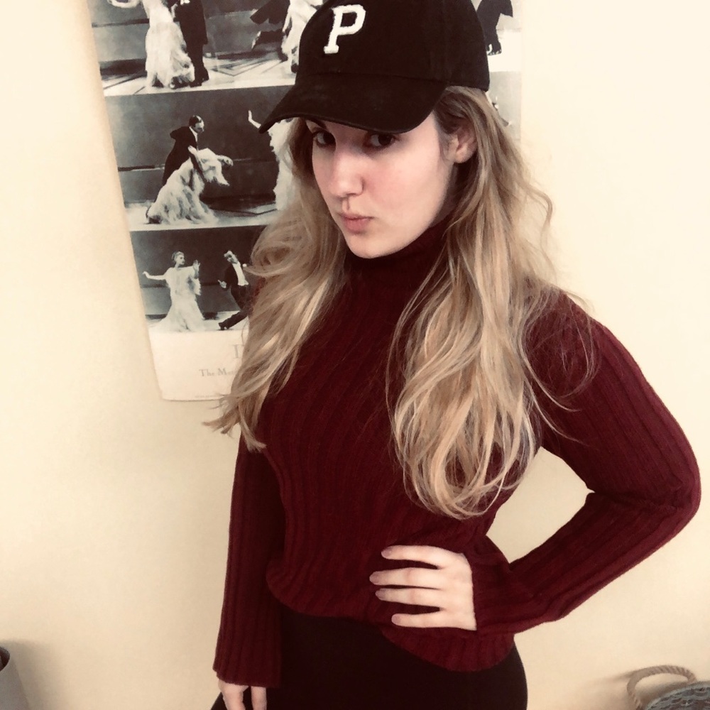 Barney’s New York- Super warm burgundy sweater